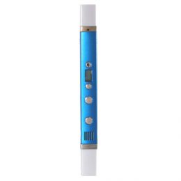 3D ручка с OLED-дисплеем «Myriwell-3 RP100C Metallic Blue» (голубой металлик)