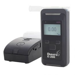 Профессиональный алкотестер «Динго Е-200» с принтером и без Bluetooth